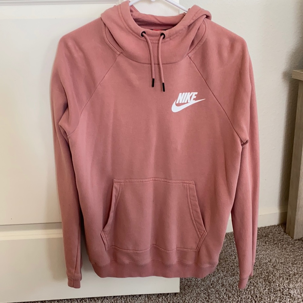 Blush pink Nike hoodie